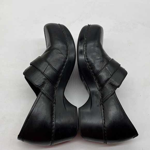 Dansko Black Leather Slip On Clog Sz 38. DAN1512C - Picture 5 of 7